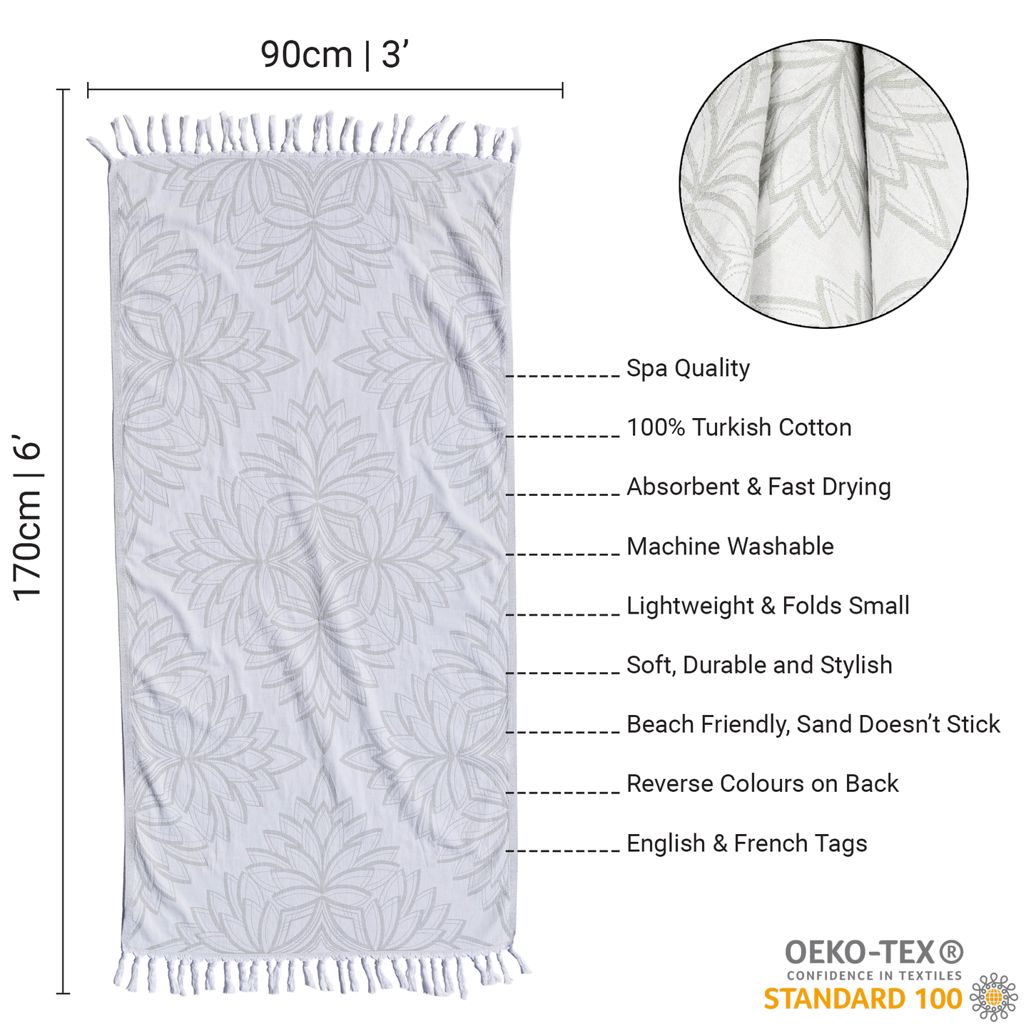 100% Cotton Turkish Towels