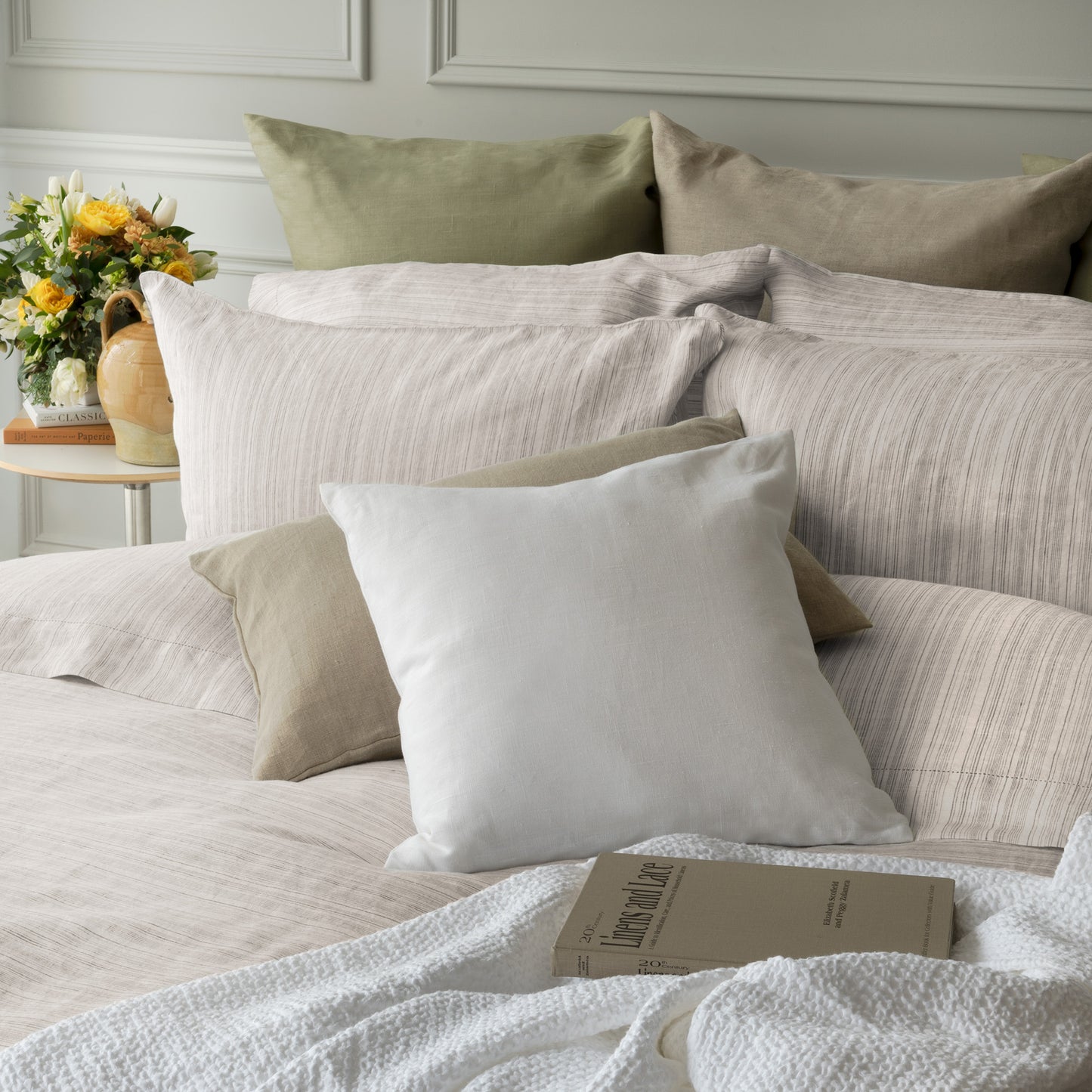 St Geneve Colette Stripe Duvet Cover