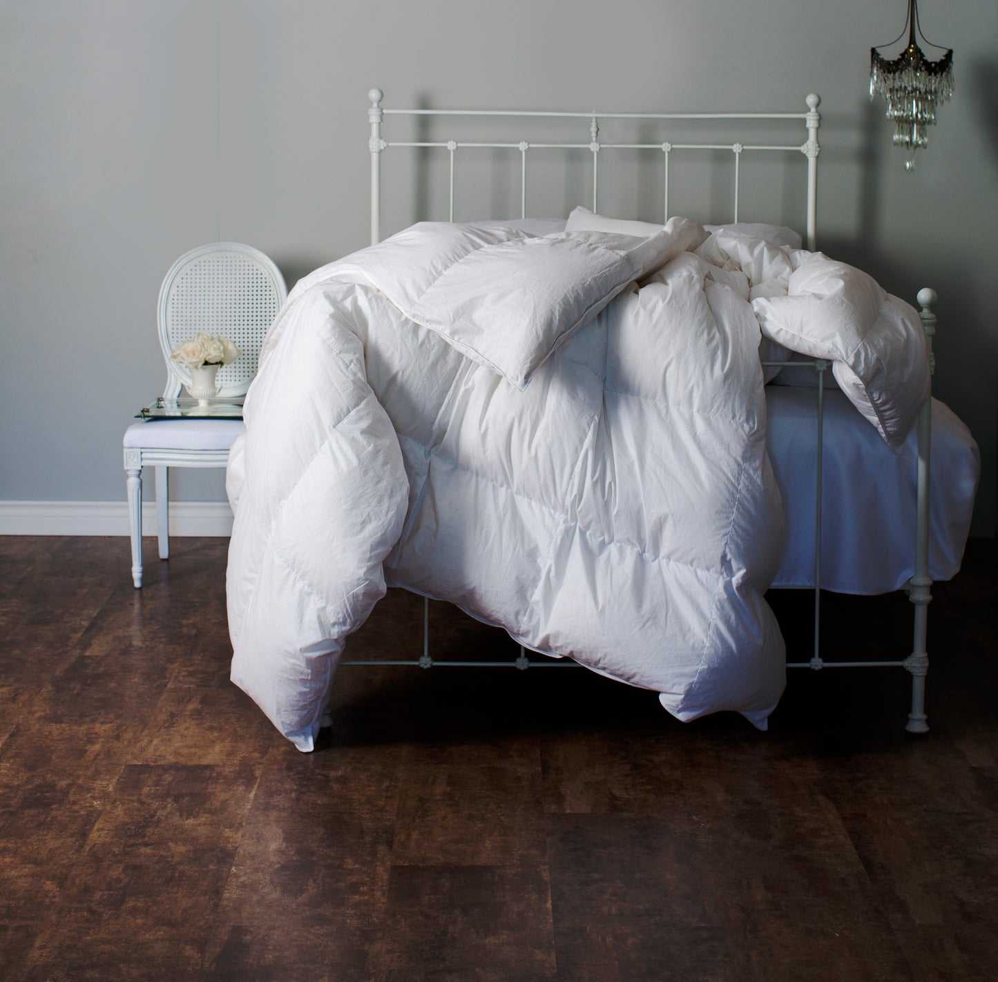 St. Geneve Zeigler Polish White Goose Down Duvet